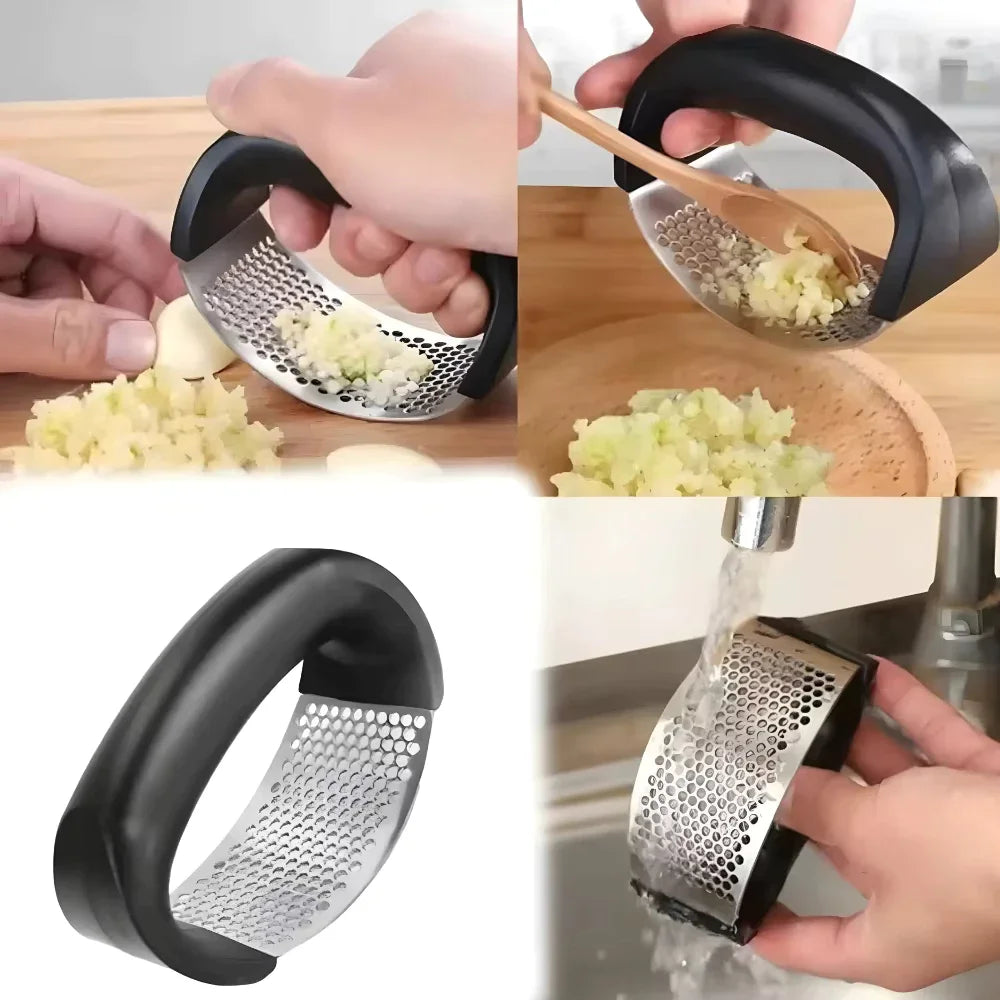 Kit de Tábuas de Corte com Amassador em Inox