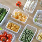 Caixa Hermética Retangular Transparente para Geladeira