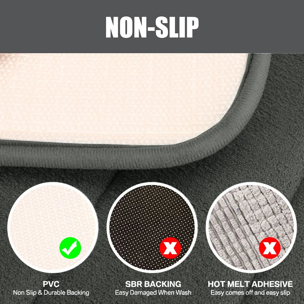 Tapete de Banheiro com Espuma Memory Foam Antiderrapante