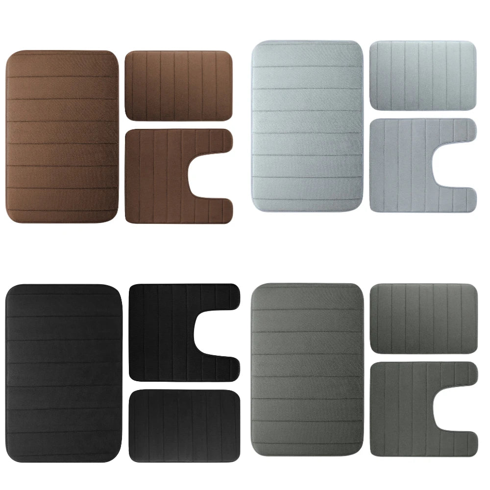 Tapete de Banheiro com Espuma Memory Foam Antiderrapante